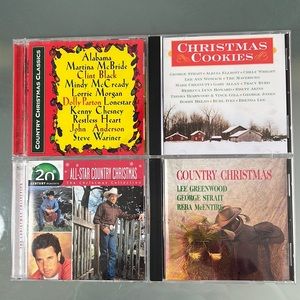 Various Country Artists Christmas CD’S